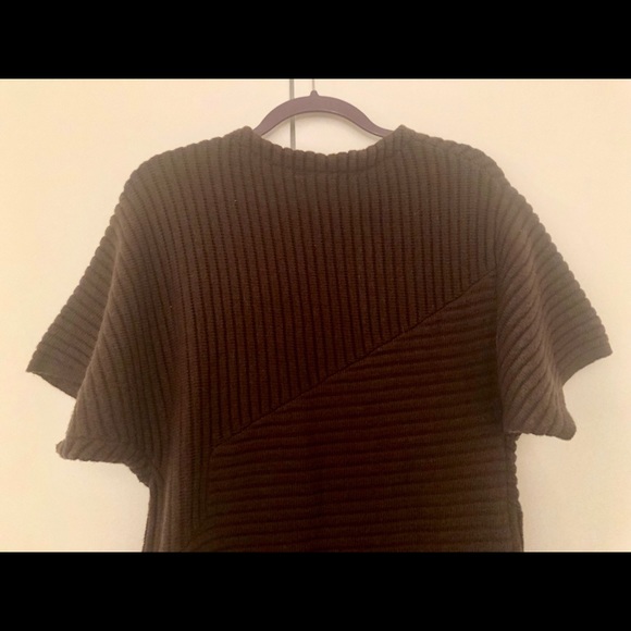 ASTR Brown Ribbed Knit Kimomo Sleeve Tunic Dress - Picture 5 of 5